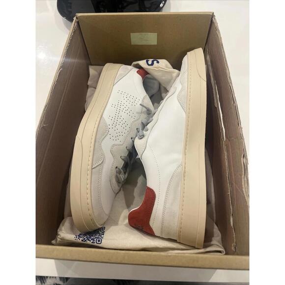 $298 P448 men’s shoes Bali sneaker white/red Size 47/14 main image 9